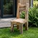 Chaise teck recyclé WILD 50cm