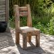 Chaise teck recyclé WILD 50cm