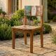 Chaise bois de bateau recyclé BOATWOOD 50cm