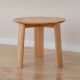 Table basse chêne clair ronde ELIO Ø51cm