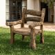 Fauteuil teck recyclé WILD 86cm