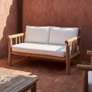 Canapé jardin branches de teck 2 places BRANCHE 145cm