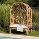 Banquette jardin en teck BRANCHE 120cm