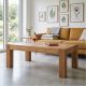 Table basse rectangulaire bois chêne massif 120cm OAKWOOD