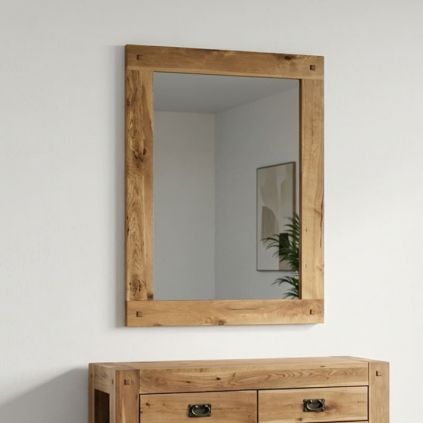 Miroir chêne huilé OAKWOOD 110 x 80cm