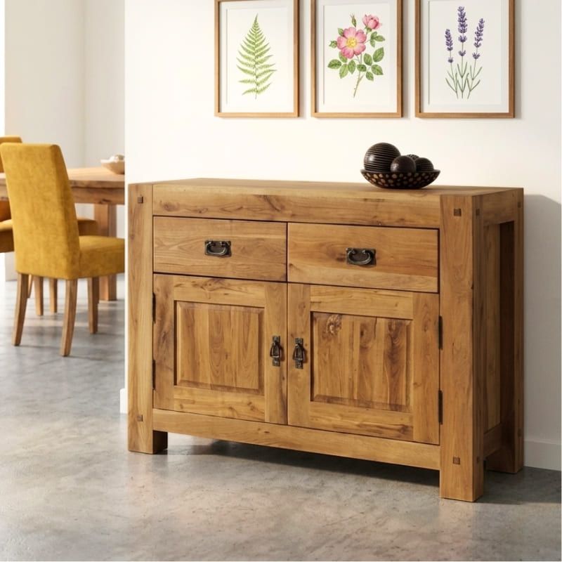 Buffet chêne huilé OAKWOOD 120cm