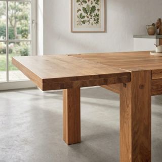 Rallonge table carrée chêne huilé OAKWOOD 40cm