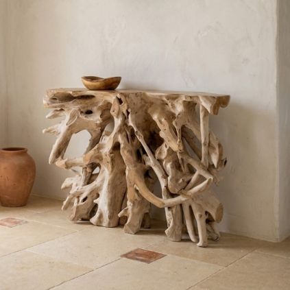 Console racine de teck 120cm RACINE