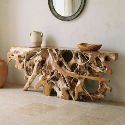 Grande console racine de teck 200cm RACINE