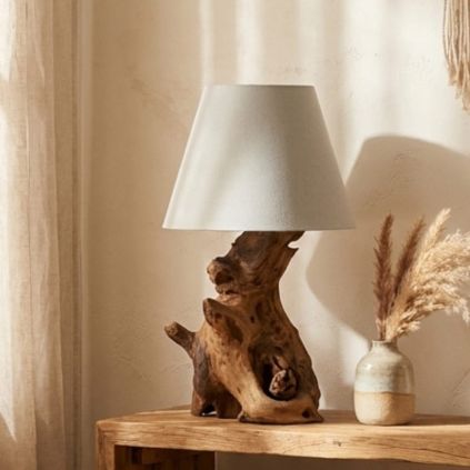 Lampe racine de teck RACINEh60cm