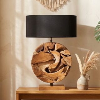 Lampe racine de teck RACINEh63cm
