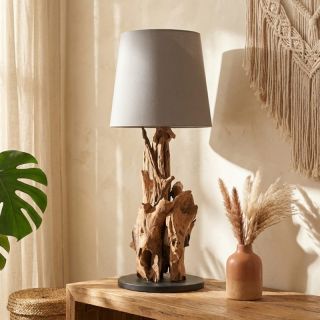 Lampe racine de teck RACINEh86cm