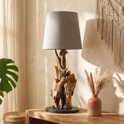 Lampe racine de teck RACINEh86cm