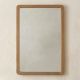 Miroir salle de bain 80 cm en teck massif GARIS