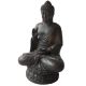 Statue GRC bouddha lotus noir BUDDHA h120cm