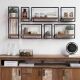 Etagère murale modulable bois et métal65cm