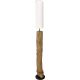 Lampadaire teck cylindrique RUSTIC h148cm