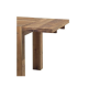 Rallonge chene massif huilé pour table OAKWOOD rectangle