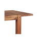 rallonge table carrée OAKWWOD chene massif brut huilé