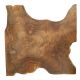 Déco murale bois tranche RACINE TECK 60cm carrée