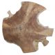 Déco murale originale bois RACINE TECK 60cm rond