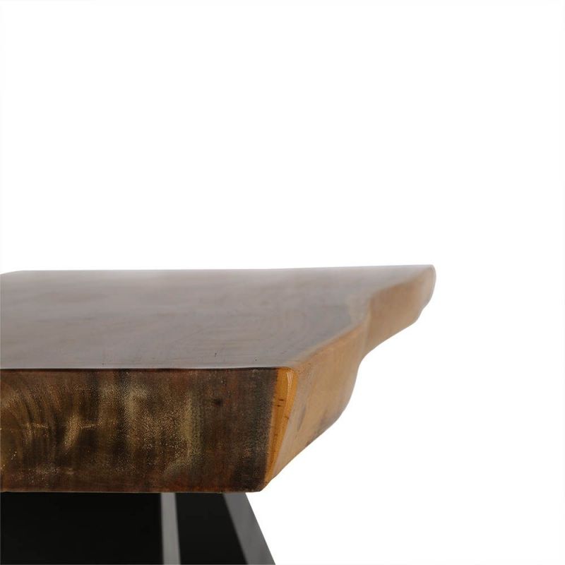 Table moderne bois et métal SAMANEA Bridge