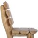 Chaise originale bois rondin BRANCHE 45cm teck