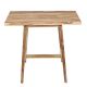 Table haute teck jardin KAYU 120cm