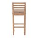 Chaise haute bar jardin teck JATI 46cm