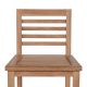 Chaise bar teck massif jardin JATI 46cm