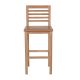 Chaise de bar exterieur teck JATI 46cm