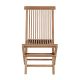 Chaise jardin pliante JATI 45cm teck