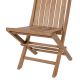 Chaise balcon pliante teck JATI 48cm modèle miami