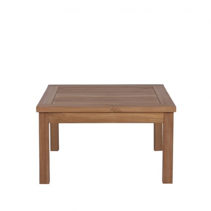 Table basse jardin teck massif 70cm JATI carrée