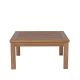 Table basse jardin teck massif 80cm JATI carrée