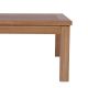 Table basse carré teck exterieur 80cm JATI
