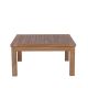 Table basse carré teck jardin 80cm JATI