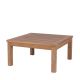 Table basse extérieur teck massif 80cm JATI carrée