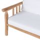Canapé jardin original teck 2 places BRANCHE 145cm