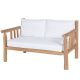 Canapé jardin branches de teck 2 places BRANCHE 145cm