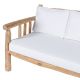 Canapé jardin original bois flotté teck 3 places BRANCHE 195cm