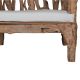 Banquette jardin teck BRANCHE 120cm