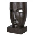 Statue masque marron TRIBAL h120cm