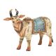 Statue vache bois INDIA 47cm