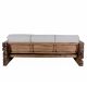 Canapé jardin design teck RUSTIC 200 cm