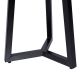 Tabouret pied métal noir IRON Ø35cm