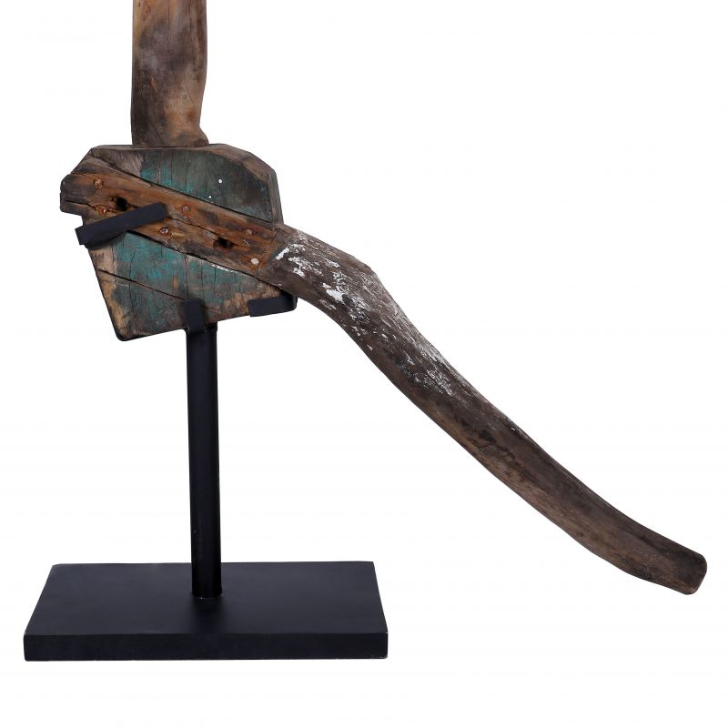Décoration bois bateau origine TRIBAL h150cm