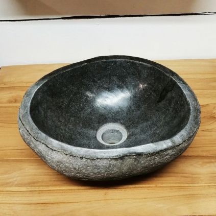 Lave-mains galet à poser MANDI 30-40cm