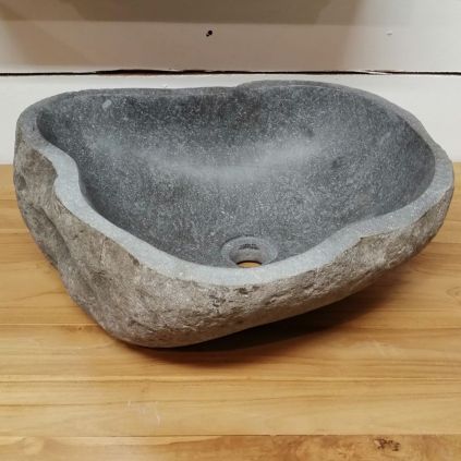Vasque à poser pierre naturelle MANDI 40-50cm