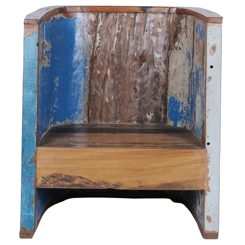 Fauteuil bois recyclé TRUCKWOOD 100cm